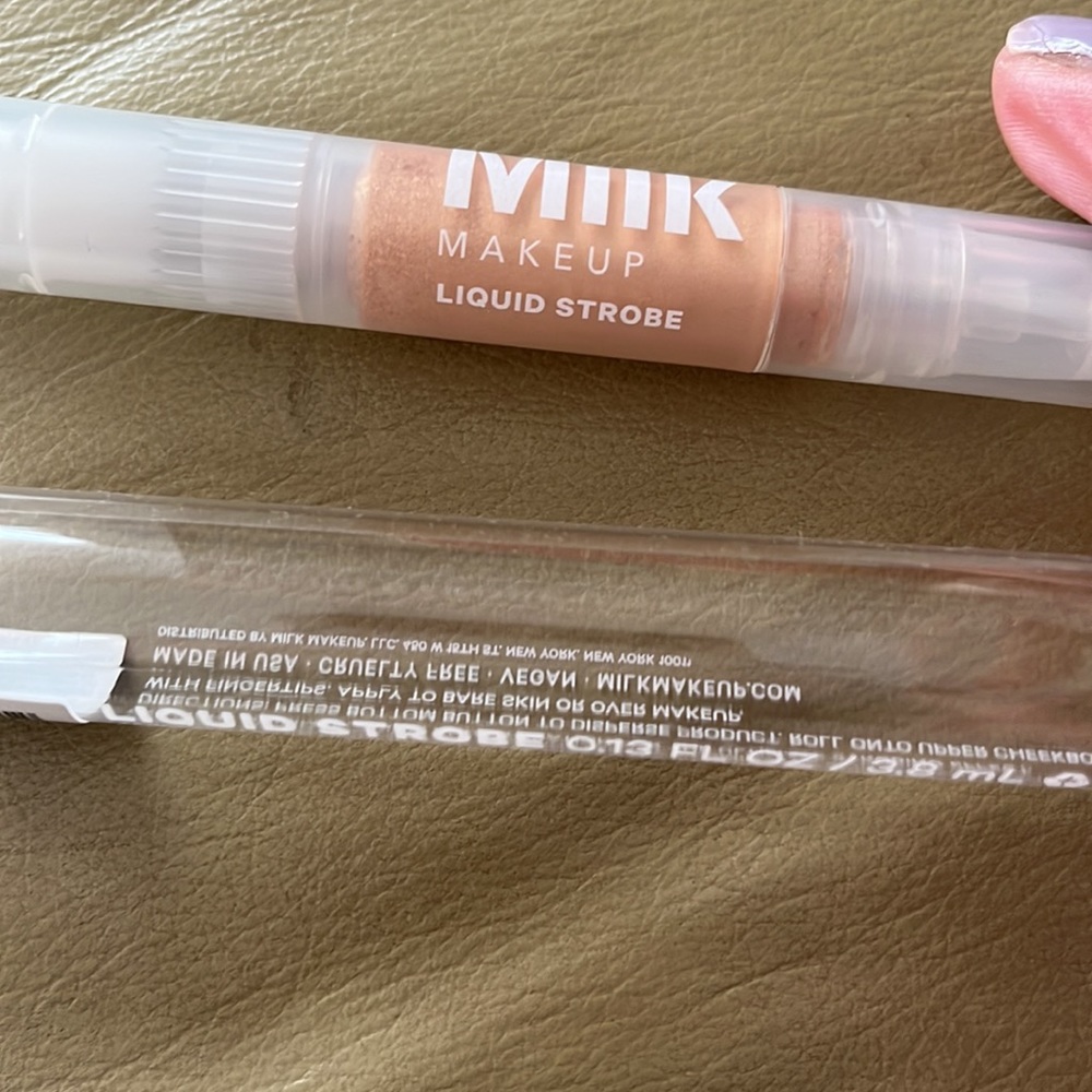 NIB! Milk makeup liquid strobe in Beam. Highlighter illuminator 0.13 ounces - Picture 2 of 5